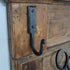 Kings County Tools Hand-Forged Iron Wall Hook | Large Size Measuring 6-1/2” | Rustic Look | Elegant Tapered Curl | Single Hook...