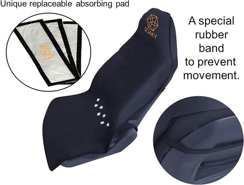 Waterproof car seat Cover Protector, Universal-fit. Durable D-600 Fabric, Water-Repellent, Sweatproof, Dirtproof, Suits All Outside Activities....