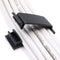 Cable Clips 3M Adhesive, Multipurpose Wire Clamps for Cable Management and Cable Runs - 50 Pack Black Bundled with 10 Reusable Cable Ties...