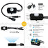 Sensky Motion Sensor LED Under Cabinet Lighting Kit Extendable Under Counter LED Light with Motion Sensor, Power Adapter for Gun Safe Light, Shelf...