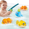 Dwi Dowellin Bath Toys for Toddlers, Magnetic Fishing Games Kids Bathtub Toys, Mold Free Wind-up Toys Swimming Fish Duck Whale Floating Water Toys...