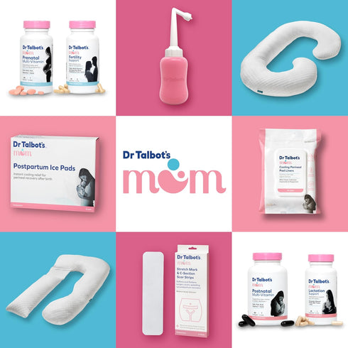 Dr. Talbot's Mom Postpartum Perineal Pad Liners - Instant Cooling Witch Hazel Pad Liners for Postpartum Care - 24 Liners...