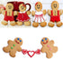 6PCS Cute Funny Gingerbread Boy and Girl Christmas Lebkuchen Cookie Cutter Molds, Like A Family by CSPRING...