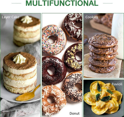 Alimat PluS Round Cookie Biscuit Cutter Set, 12 Pack Pastry Cutters in Graduated Sizes for Donut, Dough, Fondant, Clay, Stainless Steel Circle Cut...