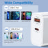 20W USB C Charger Block, Bangfun Dual Port PD 20 Watt Fast Charger Block+ Quick Fast Charge 3.0 Type C Charging Block Compatible iPhone 16/15/14/1...