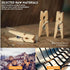 Sturdy Mini Clothes Pins for Photo, 150 Pcs 1 Inch Natural Wooden Clothespins with 33 FT Jute Twine, Small Clips for Crafts Display, Baby Shower G...