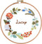 Embroidery Starter Kit with Pattern and Instructions for Beginners, Cross Stitch Set, Wooden Embroidery Hoops, Needles, and Color...