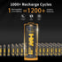 HW 4 Pack Rechargeable Lithium Batteries AA, 1.5V 3500 mWh 2.5H Fast Charge Long-Lasting Power 1000+ Cycles Reuseable Double A Battery...