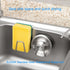 LYART 4Pcs Premium Sink Sponge Holder for Kitchen Sink Caddy Brush - SUS304 Stainless Steel Waterproof Rustproof Quick Drying Strong Self Adhesive...