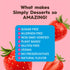 Simply Delish Plant Based Natural Strawberry Jel Dessert – 6 Pack – Zero Sugar, 0g Net Carbs, Gluten Free, Vegan, Diabetic & Allergen Free...