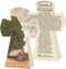 Dicksons Barn and Farm Scene Psalm 91 Cross 7.5 Resin Stone Table Top Figurine...