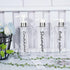21oz Shampoo Dispenser - Refillable Shampoo and Conditioner Bottles (Clear, Set of 3) - Modern Shampoo Bottles for Shower Soap - Empty Shampoo Con...