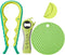 Jar Bottle Opener for Weak Hands,4 &5 in 1 Multi Function Non-Slip Can Lid Opener Tools with Silicone Jar Gripper Pad,Suitable for Seniors,Childre...