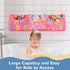 Bath Toy Storage, Large Capacity 3 Compartments Bathtub Toy Storage, Opening Bath Toy Holder Organizer, Mesh Shower Caddy for Kids Baby Bathroom T...