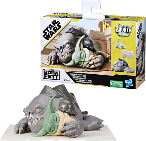 STAR WARS The Bounty Collection Taming The Beast Pack, Rancor & Grogu Mini Action Figures, 2.25-Inch Scale Toys for 4 Year Old Boys & Girls...