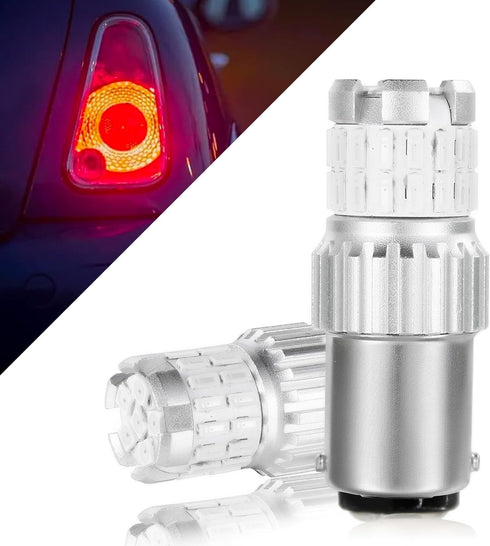 Brake Light Bulb,1157 Led Bulb,Car Accessories 9-30V Tail Light Bulb Super Bright Low Power 1157 2357 2057 7528 BAY15D LED Bulbs with Projector,Re...
