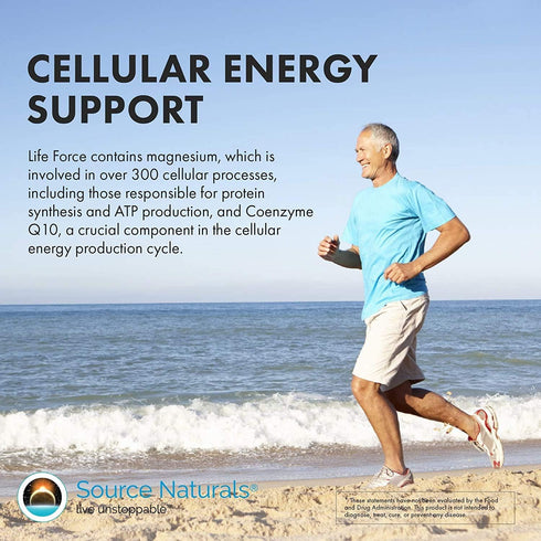 Source Naturals Life Force Multiple Iron Free Daily Multivitamin High Potency Essential Vitamins, Minerals, Antioxidants & Nutrients - Energy & Im...