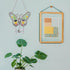 Butterfly Gifts for Mom Mother Real Flowers Wind Chimes Indoor Room Decor Unique Birthdays Gifts for Mom Christmas Butterfly Gift for Women Blue F...