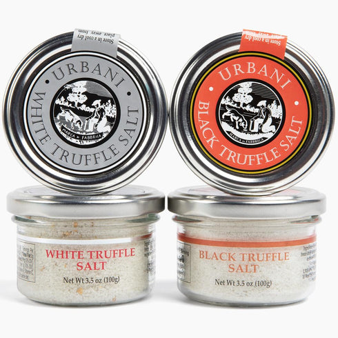 Urbani Truffles White Truffle Salt 3.5 Oz - Truffle Seasoning Made with Guérande Sea Salt and Infused with Real Truffles, Gourmet Seasoning for Co...