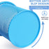 Tamaki Pen Holder Cup for Desk, Wire Mesh Pencil Cup Holder for Desk Office Pen Organizer (Blue)...