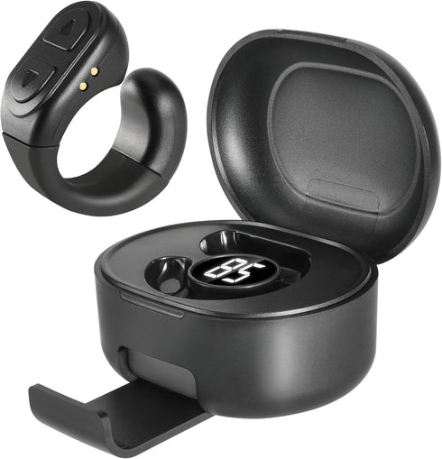 Upgrade TikTok Scrolling Ring, Remote Page Turner for Kindle App, TIK Tok Ring with Stand, Bluetooth Camera Remote Compatible with iPhone, Ipad, i...