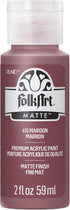 FolkArt Acrylic Paint in Assorted Colors (2 oz), 415, Maroon...