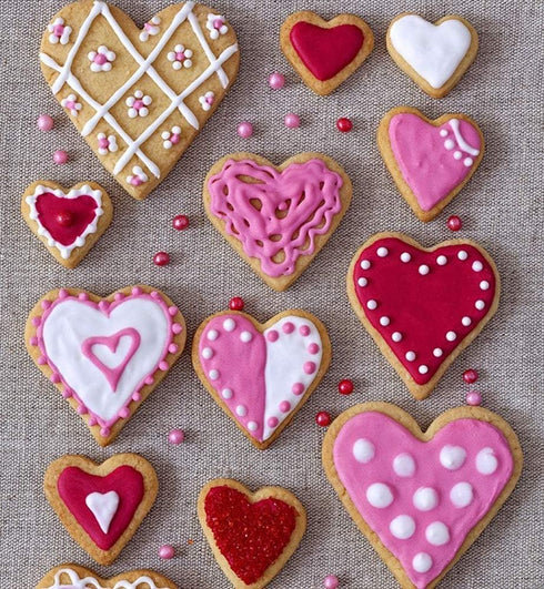 Heart Cookie Cutter Set - 6 Piece - 3 4/5", 3 1/5", 2 4/5", 2 3/5", 2 1/5", 1 4/5" - Heart Shaped Cookie Cutters, Stainless Steel Biscuit Pastry C...