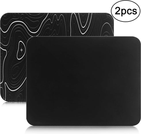 Mouse Mat 2 Pack?270 x 210 x 3 MM,Mouse Pad Soft Smooth Surface and Anti-Slip Rubber Base Waterproof Soft Cloth MousePads for Home Office Work, 27...