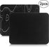 Mouse Mat 2 Pack?270 x 210 x 3 MM,Mouse Pad Soft Smooth Surface and Anti-Slip Rubber Base Waterproof Soft Cloth MousePads for Home Office Work, 27...
