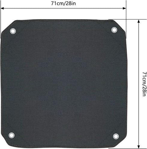 gulrear Air Conditioner Covers for Outside Units Top Square Ac Covers Outdoors Seal Black Central Air Conditioner Cover Universal Heavy Duty AC De...