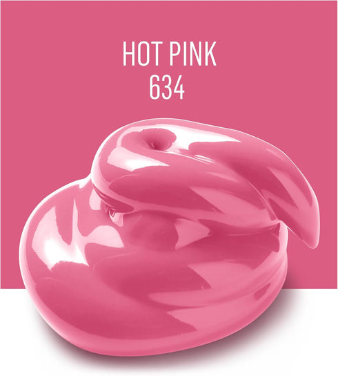 FolkArt Acrylic Paint in Assorted Colors (2 oz), 634, Hot Pink...