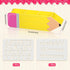 Containlol Teacher Appreciation Gifts Teacher Name DIY Pencil Holder Pencil Shape Pencil Organizer Teachers' Day Teacher Birthday Supplies for Wom...