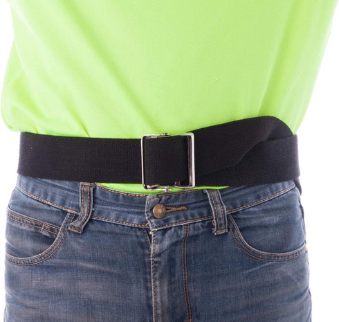 COW&COW Transfer and Gait Belt with Metal Buckle for Caregiver Nurse Physical Therapist 2 inch(Black, 72")...