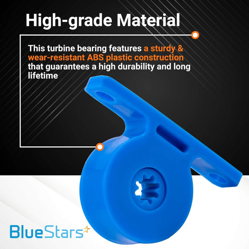 Ultra Durable C80 C-80 Turbine Bearings Replacement Part by BlueStars - Exact Fit for The Polaris 180 280 280 TankTrax, Vac-Sweep 20 Pool Cleaners...