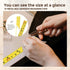 6 Pieces 12' Self Adhesive Measuring Tape Adhesive Backed Double Scale Measuring Tape Ruler Self-Adhesive Stick Tape Measures for Work Woodworking...