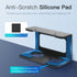 Under Desk Laptop Mount, Laptop Under Desk Mount 3 inches Tall Effective Space with Silicone Pad, Aluminum Under Desk Laptop Holder Rack for Lapto...