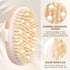 2 Pack Dry Brushing Body Brush, Natural Bristle Dry Brush, Exfoliating Body Brush for Lymphatic Drainage, Cellulite Brush for Full Body, Improving...