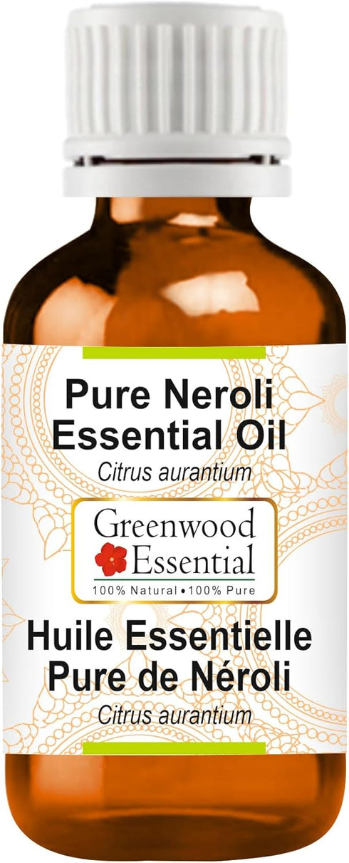 Pure Neroli Essential Oil (Citrus aurantium) Steam Distilled 15ml (0.50 oz)...
