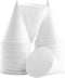 Avant Grub Eco-Friendly Wax-Free White Rolled Rim Paper Cone Drinking Cup 250Pk for Shaved Ice, Office Water Coolers, Sports Teams, Disposable Cra...