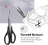Hobbypark 0-14mm Hole Puncher Reamer w/Sleeve and Curved Scissors Set Universal Tool for RC Car Body Shell Lexan Plastic (with Black Reamer)...