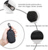 Amiss Universal Remote Key Fob Cover, Car Key Case/Protector, Genuine Leather Car Smart Keychain Holder Metal Hook and Keyring Zipper Bag - Black ...