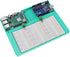 Makeronics 7 in 1 Green RAB Holder for Raspberry Pi | Arduino | Solderless Breadboard, Base Plate with Rubber Feet for Raspberry Pi 4 Model B|3B+/...
