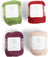 mindfulknits - Knitting Yarn - Crochet Yarn - Mindfulness and Relaxation 100 Percent Cotton Yarn, Multicolor 4-Pack Medium Number 4 Worsted Bundle...