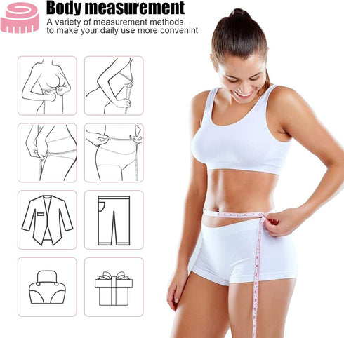 Tape Measures Retractable, Fabric Measuring Tape, 60 Inch Small Sewing Tape Measure for Craft Nursing Medical Travel(3 Pack/Green,Blue,Pink)...