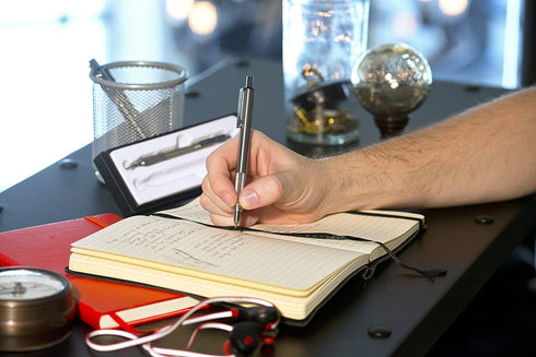 Zebra Pen Model F/M 701 Mechanical Pencil and Ballpoint Pen Set, Stainless Steel, Fine Point, 0.7mm Lead, Designer Metal Clip, Refillable, Pack of...