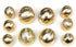 Dome Matte Gold Buttons Sets for Dress, Suit & Blazers 10 Pc....