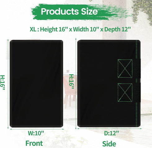 2 PCS Outdoor Speaker Cover, Wall Mounted Speaker Cover Weatherproof Waterproof UV Resistant and Dustproof 600D Oxford Cloth, Black(H 16" x W 10" ...