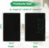 2 PCS Outdoor Speaker Cover, Wall Mounted Speaker Cover Weatherproof Waterproof UV Resistant and Dustproof 600D Oxford Cloth, Black(H 16" x W 10" ...