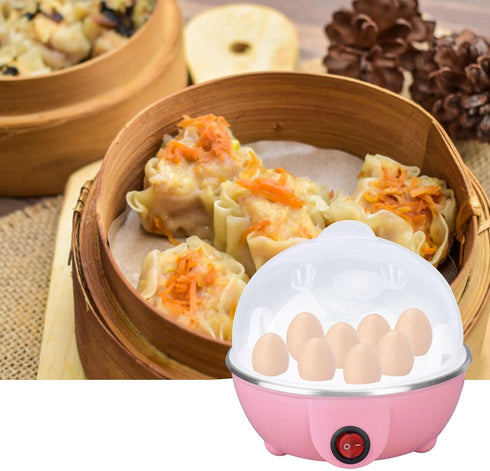 Fdit Egg Cooker,With Heating Plate Can Cook 7 Large Eggs Automatic Power Off Suitable for Kitchen Cooking ()...