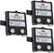 Uniden BP38 Replacement NiMH Battery Pack (Set of 3); for Uniden GMR Radios and Some VHF Radios; Fits VHF Models MHS050-2, Atlatnis 150; Can be Us...
